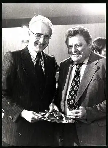 Fotografie Schubert, München, CSU Politiker Edmund Stoiber & Franz-Josef Strauss