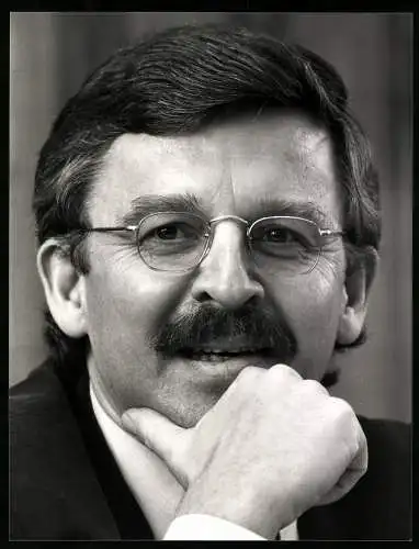 Fotografie Sepp Spiegl, Bonn, Portrait Bundeswirtschaftsminister Jürgen Möllemann