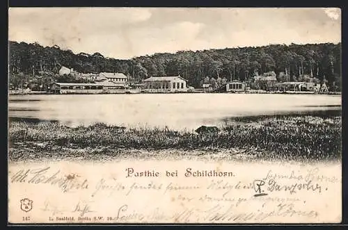 AK Berlin-Wannsee, Partie bei Schildhorn