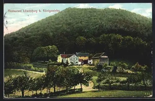 AK Königswinter, Gasthaus Forsthaus Löwenburger Hof