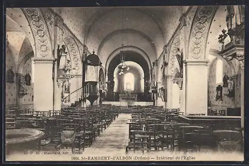 AK Saint-Rambert-d`Albon, Intérieur de l`Église