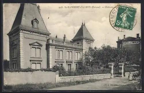 AK Saint-Rambert-d`Albon, Château et Hôtel de l`Univers