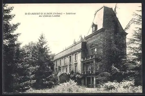 AK Saint-Rambert-d`Albon, Intérieur du Château Loubat