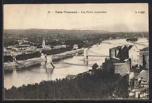 AK Tain-Tournon, Les Ponts suspendus