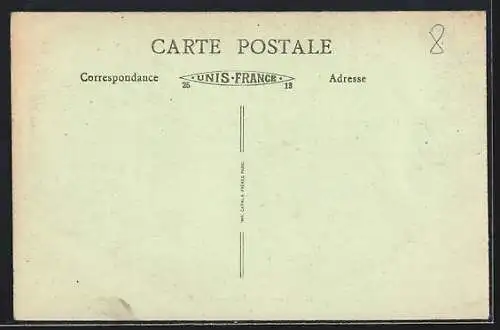 AK Tain-l`Hermitage, Quai Scoly avec des arbres et des passants