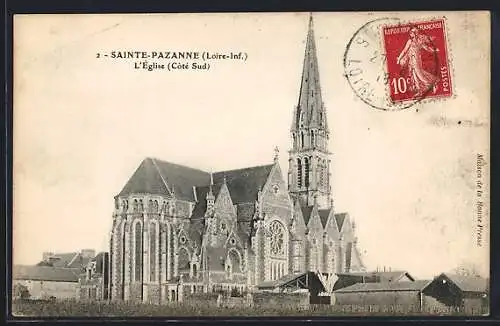 AK Sainte-Pazanne, L`Église, Côté Sud