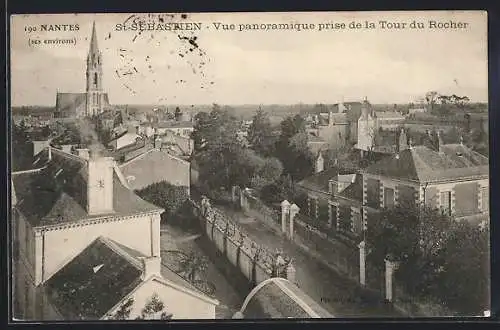 AK Saint-Sébastien, Vue panoramique prise de la Tour du Rocher