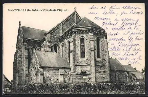 AK Saint-Lyphard, L`Abside de l`Église