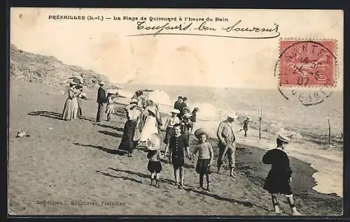 AK Préfailles, La Plage de Gohaud à l`heure du Bain