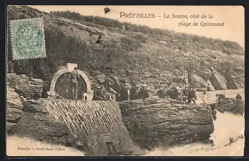 AK Préfailles, La Source, côté de la plage de Quirouard