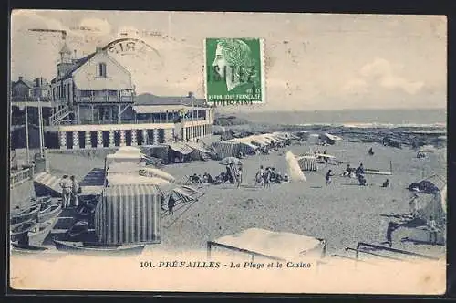 AK Préfailles, La Plage et le Casino