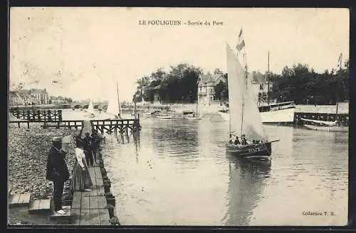 AK Le Pouliguen, Sortie du Port