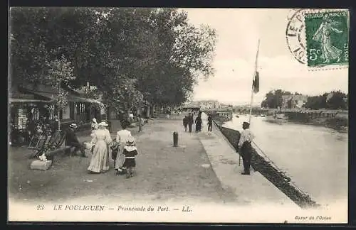 AK Le Pouliguen, Promenade du Port