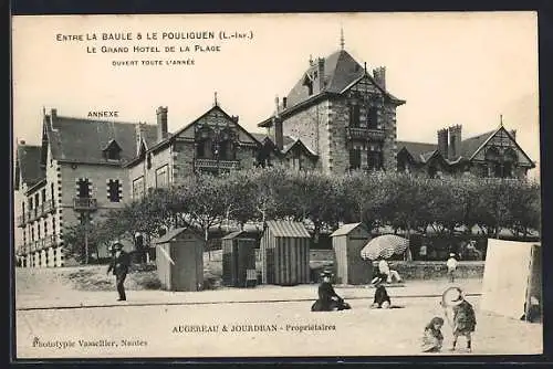 AK La Baule, Le Grand Hotel de la Plage entre La Baule et Le Pouliguen