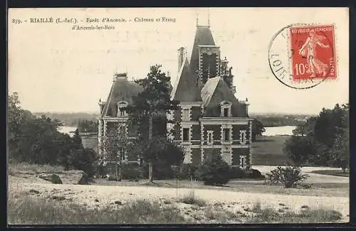 AK Riaillé, Forêt d`Ancenis, Château et Étang d`Ancenis-les-Bois