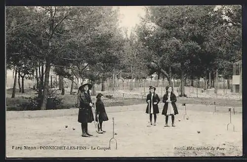 AK Pornichet-les-Pins, Parc Ninon, Le Croquet