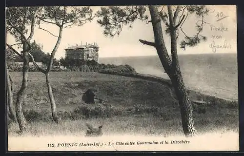 AK Pornic, La Côte entre Gourmalon et la Birochère