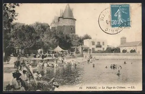 AK Pornic, La Plage du Château