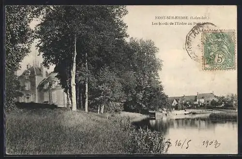 AK Nort-sur-Erdre, Les bords de l`Erdre au Port-Mulon