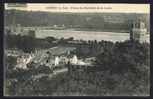 AK Oudon, Ponts du Hâvre et de la Loire