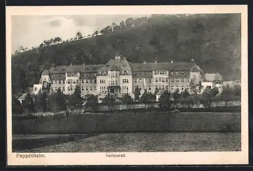 AK Pappenheim / Bayern, Blick auf die Heilanstalt