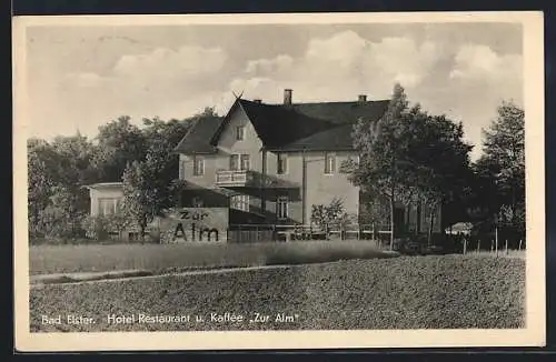 AK Bad Elster, Hotel-Restaurant und Café Zur Alm, Aussenansicht