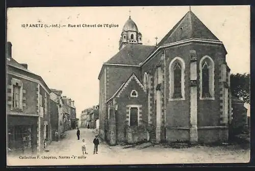 AK Anetz, Rue et Chevet de l`Église