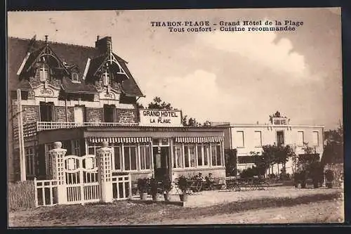 AK Tharon-Plage, Grand Hôtel de la Plage avec tout confort et cuisine recommandée