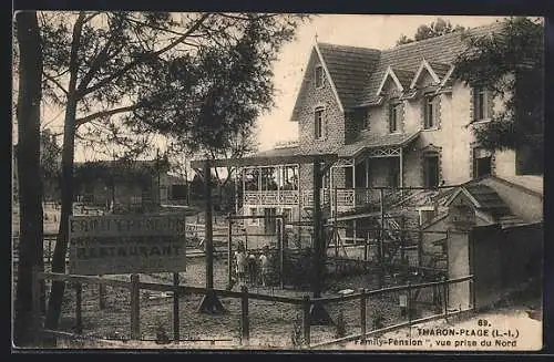 AK Tharon-Plage, Family-Pension, vue prise du Nord