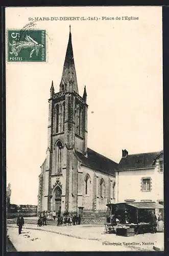 AK St-Mars-du-Désert, Place de l`Église