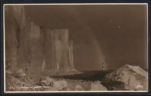 AK Beachy Head, Rainbow and Lighthouse