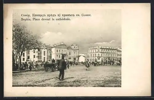 AK Sophia, Place devant le cathédrale