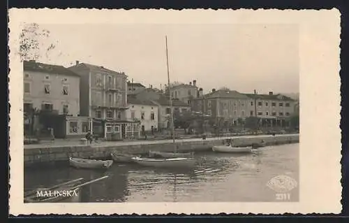 AK Malinska, Strassenpartie am Ufer