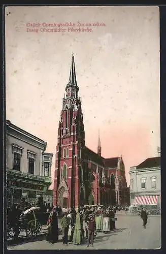 AK Esseg, Drogerie an der Oberstädter Pfarrkirche