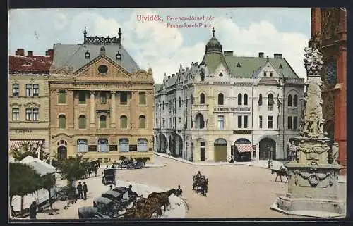 AK Ujvidék, Franz-Josef-Platz