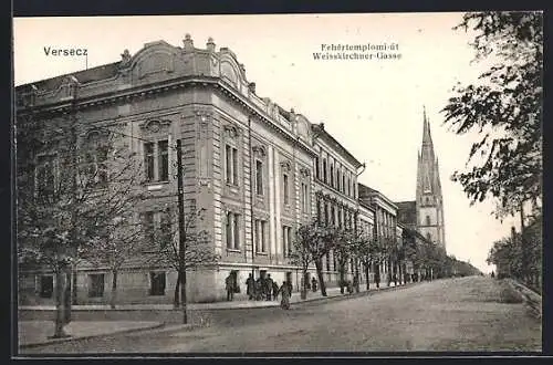 AK Versecz, Partie in der Weisskirchner Gasse