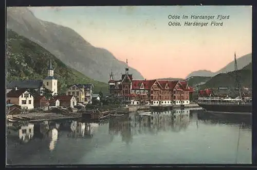 AK Odde, Ortschaft im Hardanger Fjord