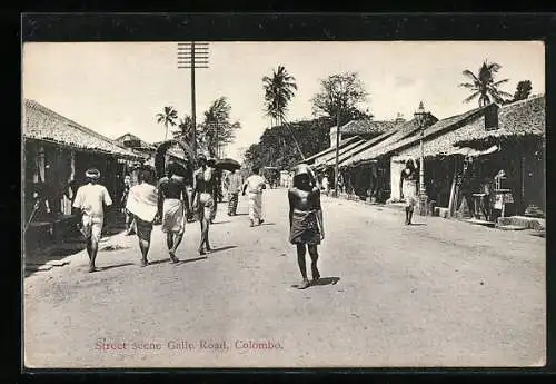 AK Colombo, Street scene Galle Road