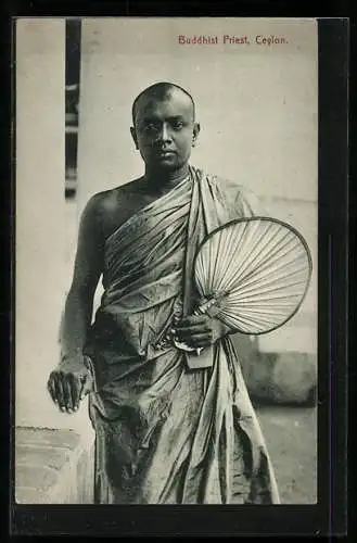 AK Ceylon, Buddhist Priest