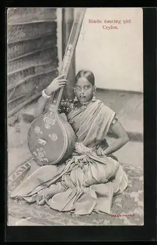 AK Ceylon, Hindu dancing girl