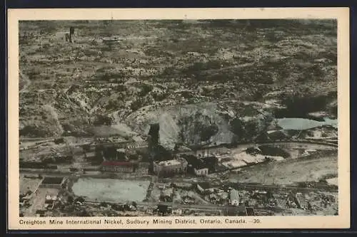 AK Sudbury /Ontario, Mining District, Creighton Mine International Nickel