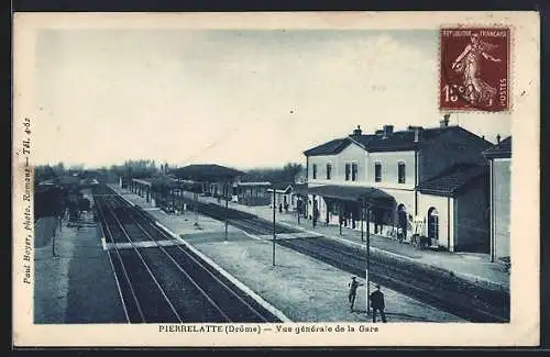 AK Pierrelatte, Vue générale de la Gare