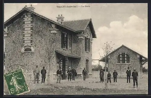 AK Vallet /Loire-Inf, La Gare