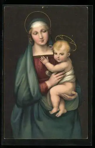 Künstler-AK Stengel & Co. Nr. 29837: La Madonna detta del Granduca