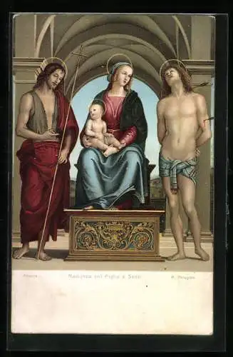 Künstler-AK Stengel & Co. Nr.29327: Madonna mit Kind