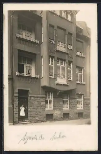 Foto-AK Aachen, Haus in der Augustastrasse 32 1930