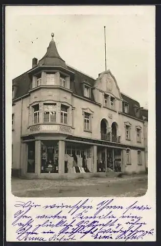 Foto-AK Zell /Harmersbach, Kaufhaus Wilhelm Siefert in der Hauptstrasse