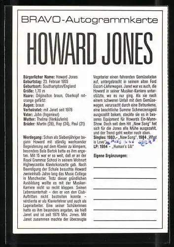 AK Howard Johnes im Portrait