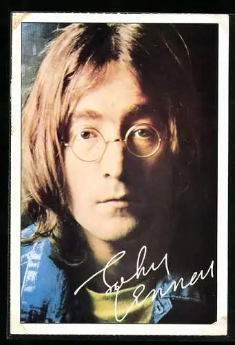 AK John Lennon im Portrait