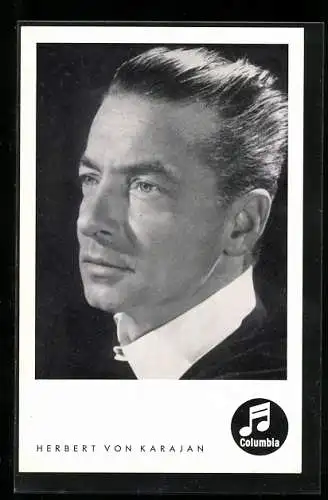 AK Herbert von Karajan im Anzug